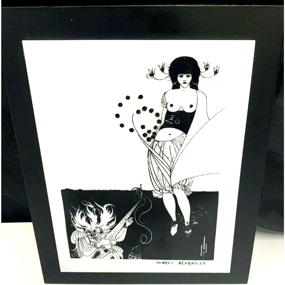 Bar Bathe & Boudoir Vtg Lucite Aubrey Beardsley 45